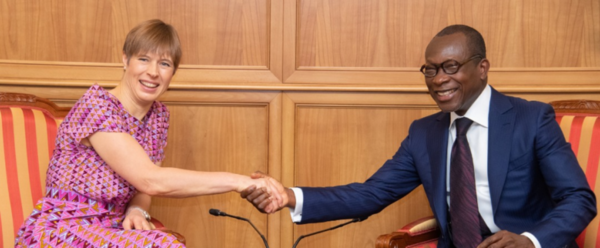 La présidente estonienne en visite au Bénin pour nouer une coopération numérique entre les deux pays